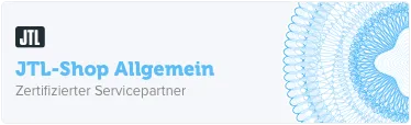 JTL Shop Agentur - Badge JTL Shop Allgemein Zertifizierter Servicepartner