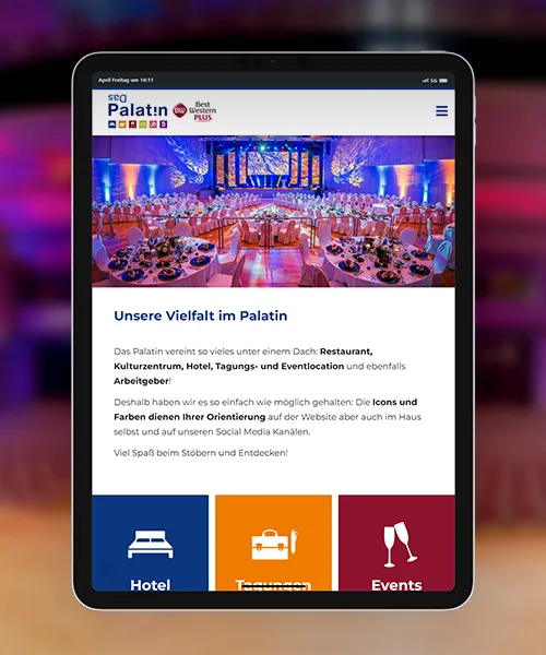 Webseite Relaunch – Webdesign von Palatin