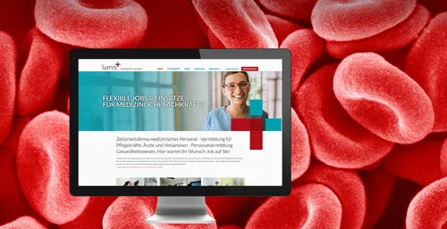 Gewinner Deutscher Agenturpreis 2021 Lumis Sudwest GmbH - B2B Corporate Design, Bildschirm mit Webseite