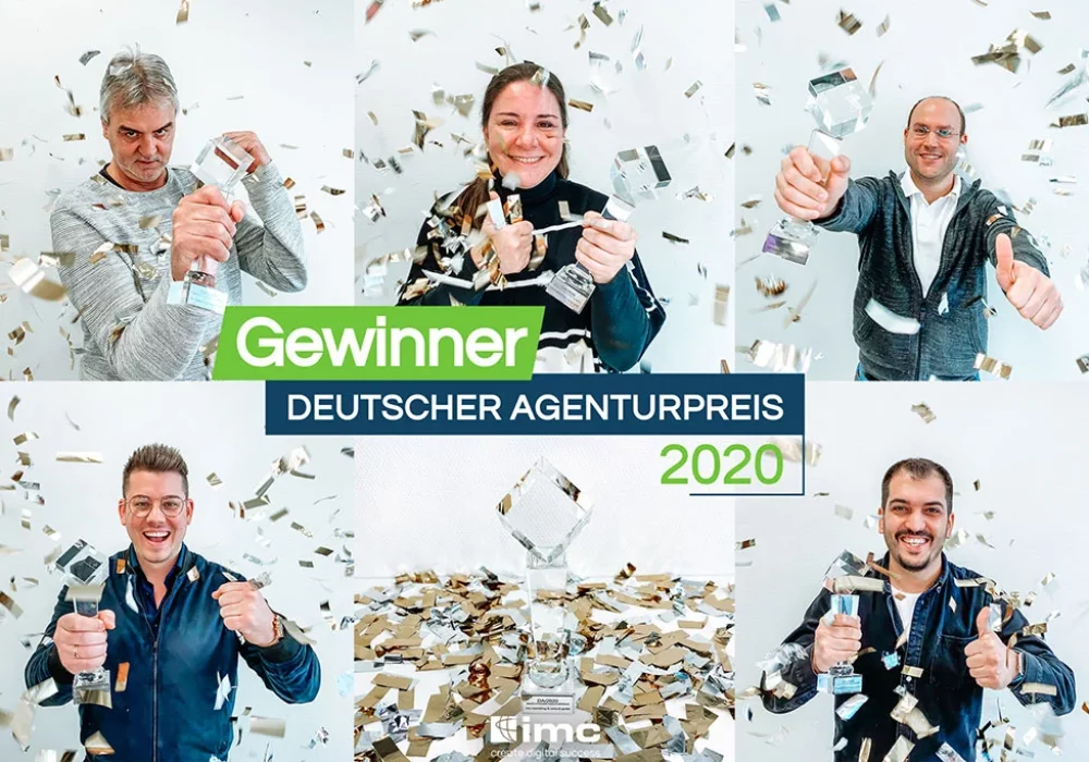 Gewinner des Deutschen Agenturpreises 2020 - Wir feiern unseren Gewinn