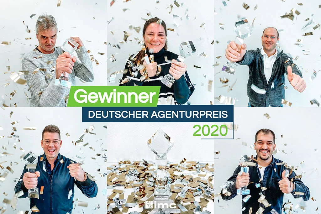 Gewinner des Deutschen Agenturpreises 2020 - Wir feiern unseren Gewinn