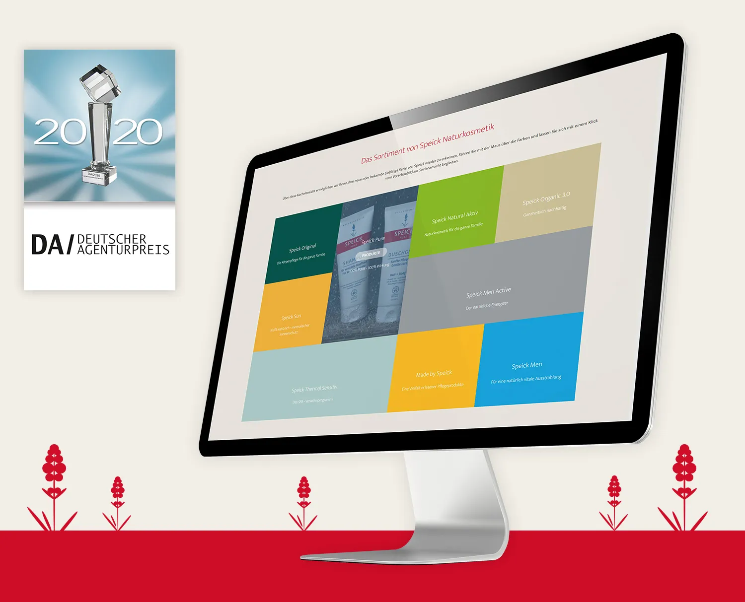Onlineshop für Naturkosmetik - imc als Gewinner des Agenturpreises von 2020