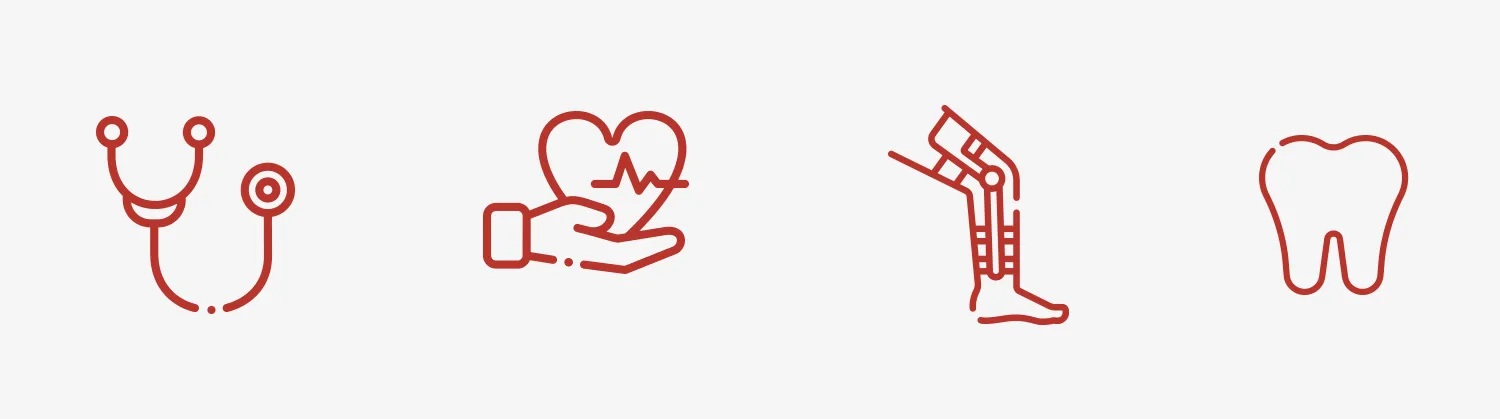 Corporate Website Design Lusanum -Mmedizinische Illustrationen für Gesundheitsleistungen im Markenstil