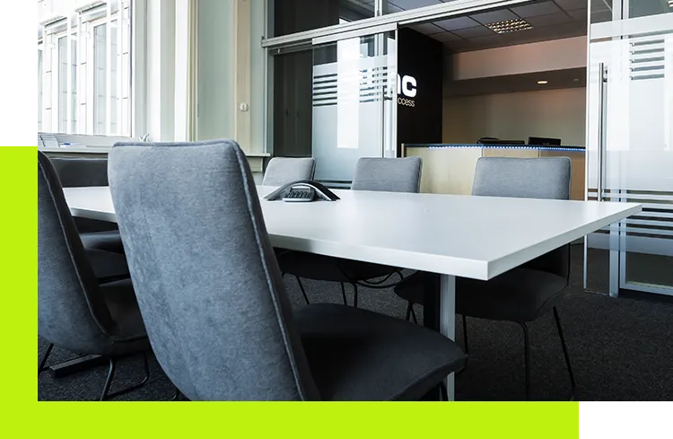 Social Recruiting Agentur Heidelberg – Besprechungsraum der imc Digitalagentur Heidelberg